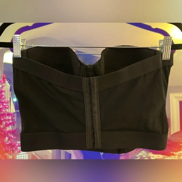 NWOT Sequin Bustier Top - Picture 3 of 5